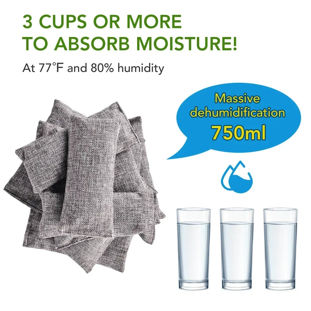 10 Pack Bamboo x Charcoal Air Purifier