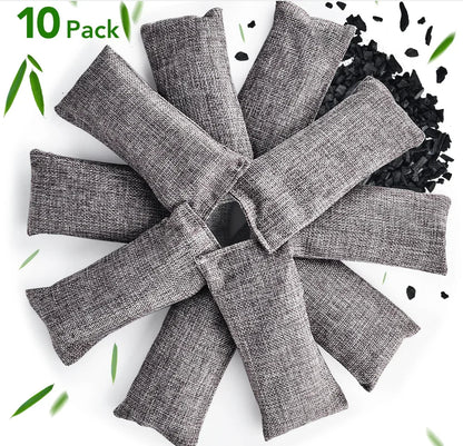 10 Pack Bamboo x Charcoal Air Purifier